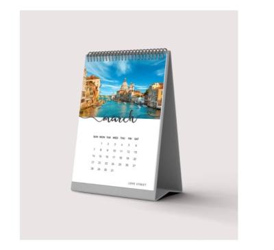 China Factory Wholesale China Advent Planner Monthly Table Calendar Business and Weekly Custom Desk Calendar for sale