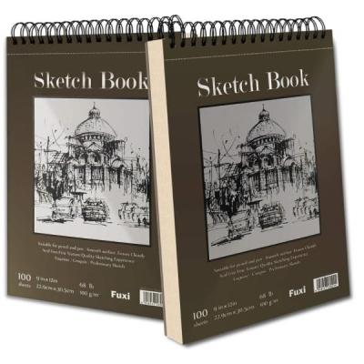 China Spiral Most Popular Artist High Quality Custom Sketch Book School A4 A5 Spiral Notebook for sale