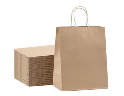 China Wholesale Disposable Kraft Paper Bag DIY Printed To Pack Custom Size With Your Own Logo for sale