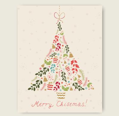 China Promotion\Business\School\Office Custom Christmas Cards Wholesaler 2021 Colored Paper for sale