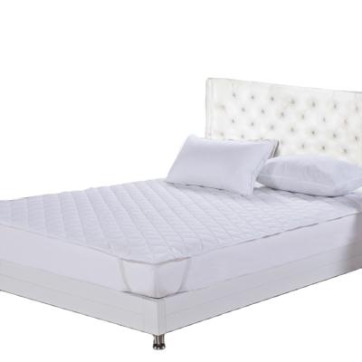 China quilted washable bed pad home hotel use mattress protector for sale