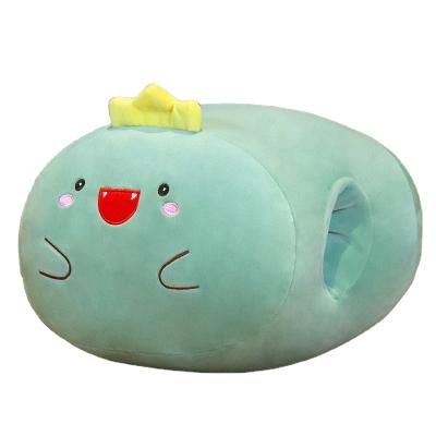 China Cute Fun Plush throw pillow cute hand warmer plush soft plush toy animal pillow nap gift for sale