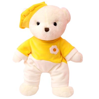 China Cute Fun Bear plush toy stuffed animal toy teddy bear with hat plush toy custom soft bear decor gift for sale