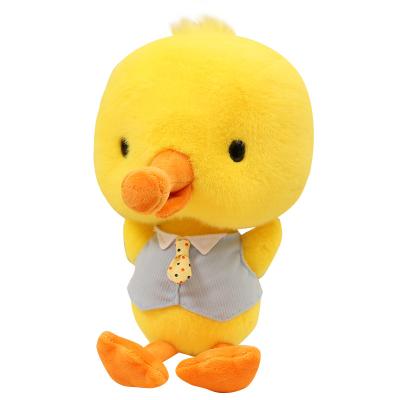 China Cute Fun Duck plush toy stuffed animals toy custom soft duck with long nose yellow duck gift deco for sale