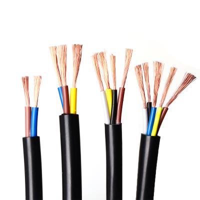 China Factory Price Factory Price Appliances Househould PVC Sheath 1.5MM 4MM Flexible Multi Core 6MM Copper Cable 3 Core Rope Cable Royal Wire for sale