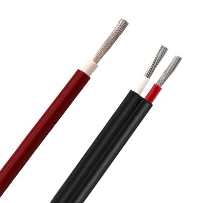 China dc pv solar cable pv1-f 1x2.5mm 1x4mm 1x6mm 1x25mm single core cable solar wire power plant for solar panel for sale