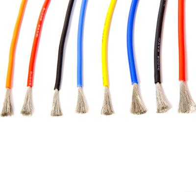 China 12 14 16 18 20 22 24 26 28 30 32 34AWG high quality heating ultra Flex Wire Silicone Superb Cable for sale