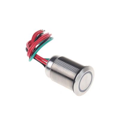 China SINKONG 19mm JSCM-19D 12V Metal Switch Touch Indicator Light for sale