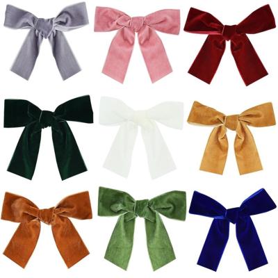 China 2.5cm Velvet Ribbon Bows Wedding Party Dark Green Velvet Ribbon for sale