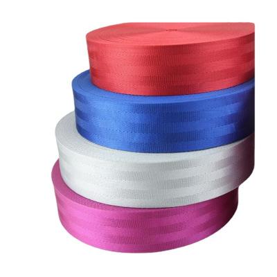 China UHMWPE Seatbelt Webbing By The Yard Polyester Nylon Seatbelt Webbing for sale