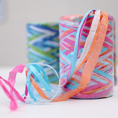 China Raffia Twisted Paper String 80m DIY Craft Paper Rope Eco Friendly Te koop