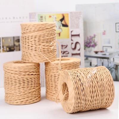 Chine Corde de raffia tordue de couleur beige de 150 m de longueur à vendre