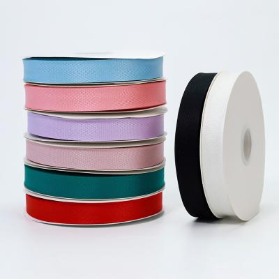 China 2.5cm Regradable Ribbon Gift Packing Tencel Ribbon Herringbone Ribbon for sale