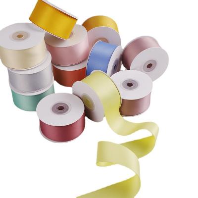 China 5mm-50mm Polyester Cotton Plain Knitting Ribbon Custom Cotton Ribbon For Gift Packaging for sale