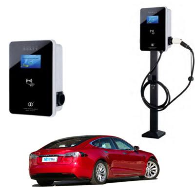 China Charging Custom Wholesale New Type AC 7KW 11KW 22kw32A EV Charging New Energy Vehicle Car Manufacturers Wall Mount Stand Station for sale