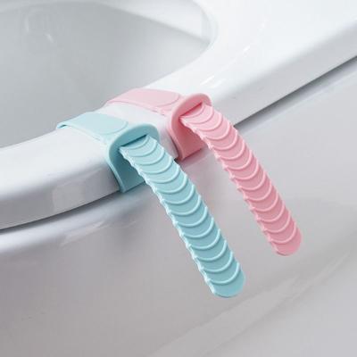 China Adjustable Stocked Avoid Touching Toilet Cover Lifter Toilet Seat Cover Lifter Raise Handles Silicone Closestool Lid Lifters for sale