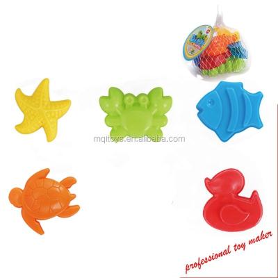 China Can Play In The Beach 6pcs Outdoor Beach Time Promotional Plastic Toy Sand Toy For Kids for sale