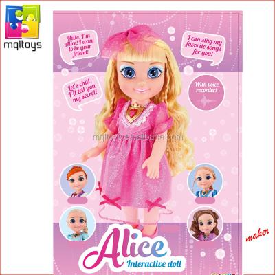 China Battery Operated Girl Doll Story Doll Princess Disc Voice Toy Attractive Functional Baby - Doll for sale