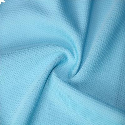 China Anti-Static Moisture Wicking Prime Quick Dry Sport 100 Polyester Eyelet Bird Eye Mesh Knit Sportswear T-shirt Tank Top Fabric for sale