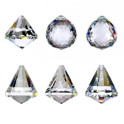 China China 40mm Crystal Ball Prism Pendant for Chandeliers, Hanging Crystal Sun Catcher for Window, Home Decor for sale