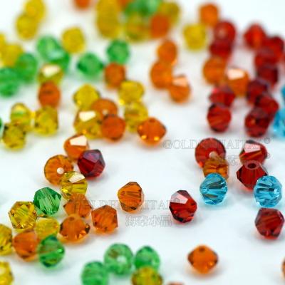 China GOLDENHAITAI crystal Crystal Bicone Beads Jewelry ornament DIY 4.5.6. 8mm for sale