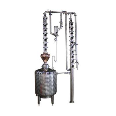 China Still Column Hotels Distillery Alcohol Whiskey Rum Gin Vodka Brandy Spirit Distiller Distillation Equipment for sale