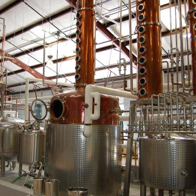 China Hotels SUS 304 SUS316L Copper Alcohol Home Distilling Equipment Distillation Equipment for sale