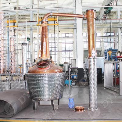 China Hotels Distillery Equipment Rose Home Distillery Rum Industrial Alcohol Water Distiller Machine for sale