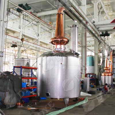 China Hotels 50L 100L 150L 200L 300L Stills Distillery Alcohol Machine Distillery Copper Distillation Equipment for sale