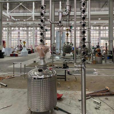 China Hotel Gin Vodka Whiskey Distiller Distillery Still Distillation Distillery Equipment Vodka Making Machine for sale