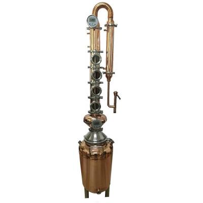 China Hotels Wine Distillation Equipment Steam Heating Gas Heating Vodka, Whiskey, Juniper, Rum, Brandy Home Use Alcohol Distiller for sale