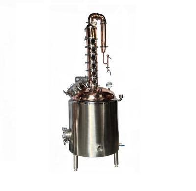 China Hotels Home Industrial Gin And Whiskey Distilling Distiller 100l Alcohol Distillation Equipment for sale