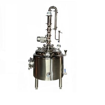 China Hotels Gin And Whiskey Distilling Home Glass Column Distiller Alcohol Still Distillation Copper Equipment for sale