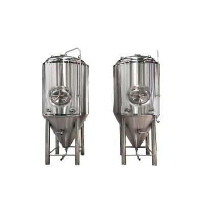 China Hotels Brewery System Beer Brewery Fermenter Conical Fermentation Tank 200L 500L 1000L 2000L 3000L 5000L for sale