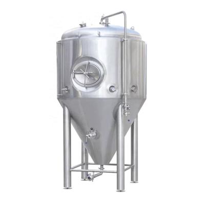 China Hotels Fermentation Beer Tanks Bright 304 Beer Fermenter Tank Stainless Steel Beer Lined Fermentation Tank for sale