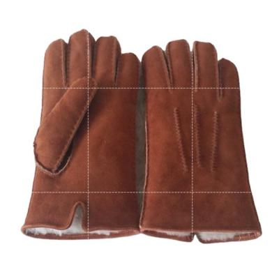 China Wholesale Women's Fashion Cute Plush Suede Warm Leather Gloves Breathable And Comfortable Winter for sale