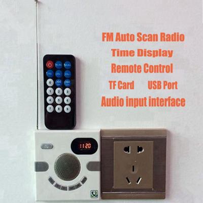 China 100% Portable Wall Speaker Switch Design Multi-functional Stereo With FM TF Card U Disk Multi-functional quran Speaker for sale