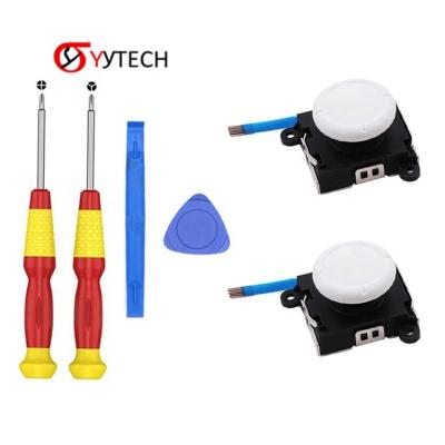 China Thumbstick 3D Joystick Replacement SYYTECH Tweezers Metal Repair Tool Kit Left and Right Analog Thumbstick 3D Thumbstick Joystick Set For NS Nintend Switch Joy Scam for sale