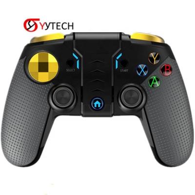 China SYYTECH 2021 New Colorful LED Buttons Wireless Joystick Game Controller For Android IOS PC Gamepad Video Accessories NSD-G-039 for sale