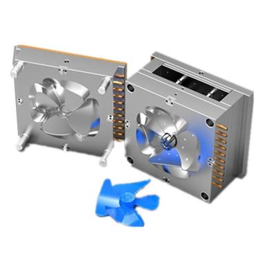 China ABS Electric Fan Shaft Leaf Plastic Injection Single Cavity Mould 3 Plates for sale