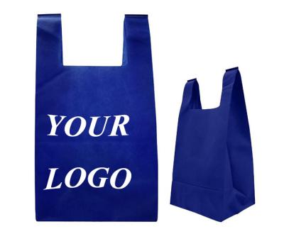 China 30cm*50cm*14cm Environmental Protection Recyclable T-shirt Woven Bag Non Woven Foldable Bag Non Undertake 6kg for sale