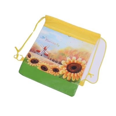 China Recyclable Customize Printing Chemical Bond Non Woven Fabric Drawstring Gift Bag for sale