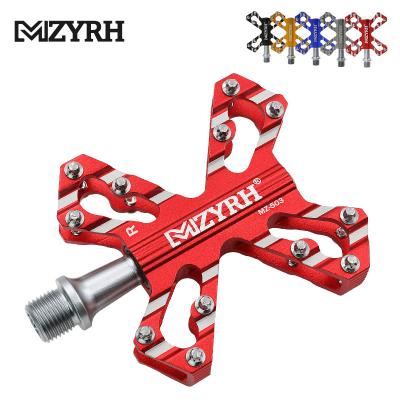 China BMX bicycle MZYRH 503 pedal MTB mountain bike supporting pedal CNC machined aluminum alloy pedals ultralight road bicycle accessories for sale