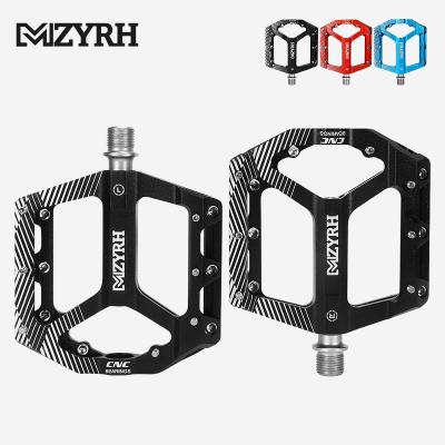 China BMX MZYRH Non-slip Bicycle Pedal MTB Bike Pedals Aluminum Alloy Waterproof Cycling 2Bearing Applicable SPD Flat Platform AccessMZ197 for sale