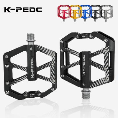 China BMX MZYRH Bicycle Pedal MTB Non-slip Bike Pedals Aluminum Alloy SPD Flat Platform Waterproof Applicable KP315 Cycling Accessories for sale