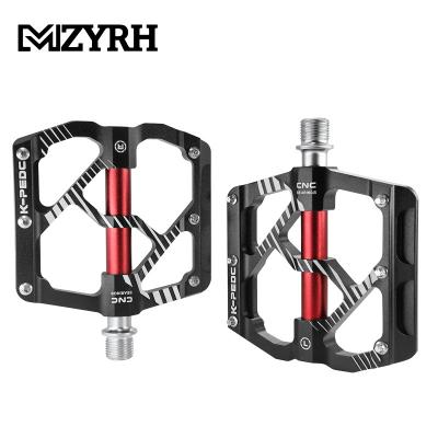 China BMX MZYRH Non-slip Bicycle Pedal MTB Bike Pedals Flat Platform SPD Applicable Waterproof Aluminum Alloy Cycling AccessoriesMZ134 for sale