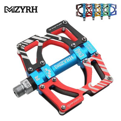 China BMX MZYRH Y09 Ultralight Big Tread Bicycle Pedal Aluminum Alloy CNC 3 Sealed Support MTB Pedals Mountain Bike Road Bike Accessories for sale