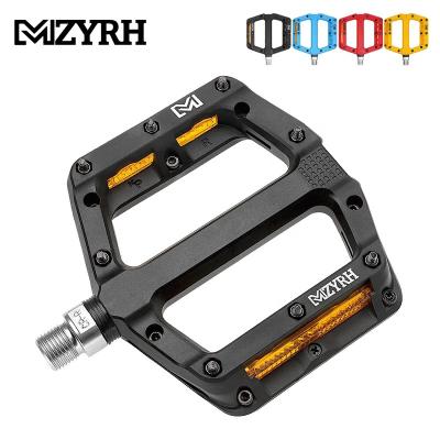 China MZYRH BMX bicycle pedal 3 bearing reflective nylon bicycle pedals ultra-light anti-skid road MTB pedal waterproof bicycle parts for sale