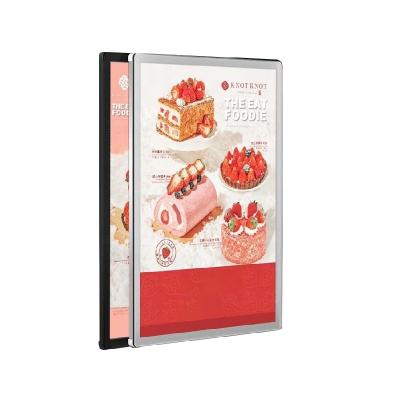 China Indoor Super Slim Aluminum Frame Restaurant Drink Shop Advertising LED Light Box Sale Advertising for sale