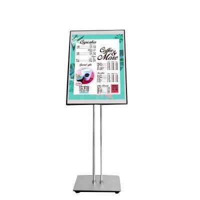 China Indoor Pole Length Adjustable Store Front Floor Stand LED Display Sale Advertising for sale